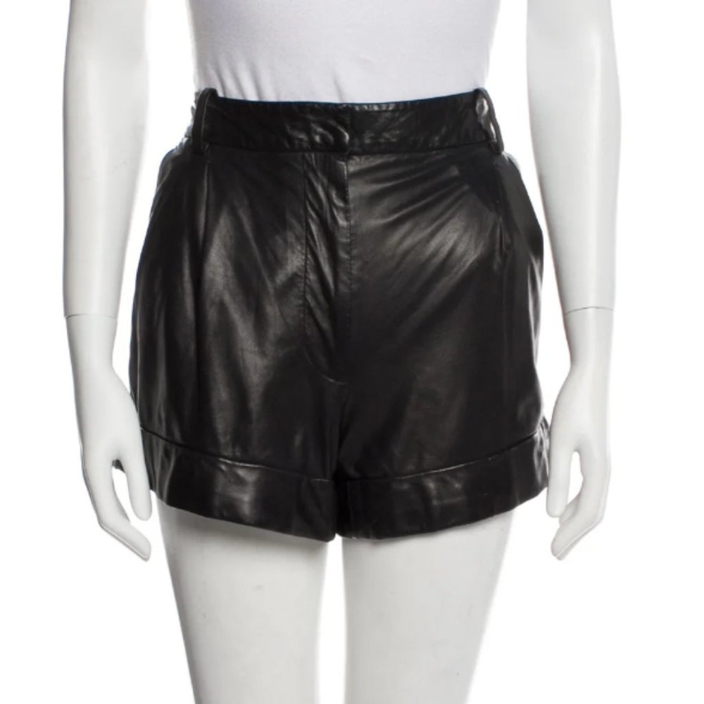 Philip Lim Leather Shorts